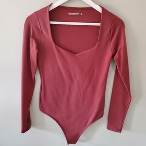 Abercrombie & Fitch S Soft Collection Contouring Minimalist Normcore Bodysuit